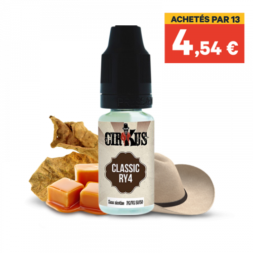 E liquide Classic RY4 CIRKUS | Cigusto | Cigarette electronique, Eliquide