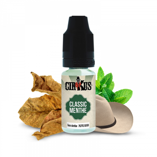 E liquide Classic Menthe CIRKUS | Cigusto | Cigarette electronique, Eliquide