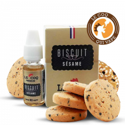Full VG Biscuit SesameLE COQ QUI VAPE  0 mg Gourmand 20/80 Fr | Cigusto | Cigarette electronique, Eliquide