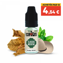 E liquide Classic Menthe CIRKUS 10 ml - VDLV| Cigusto | Cigusto | Cigarette electronique, Eliquide