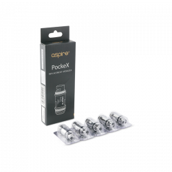 Résistances Aspire PockeX AIO 0,6 ou 1,2 ohm, boite de 5 résistances Aspire PockeX | Cigusto | Cigusto | Cigarette electronique, Eliquide