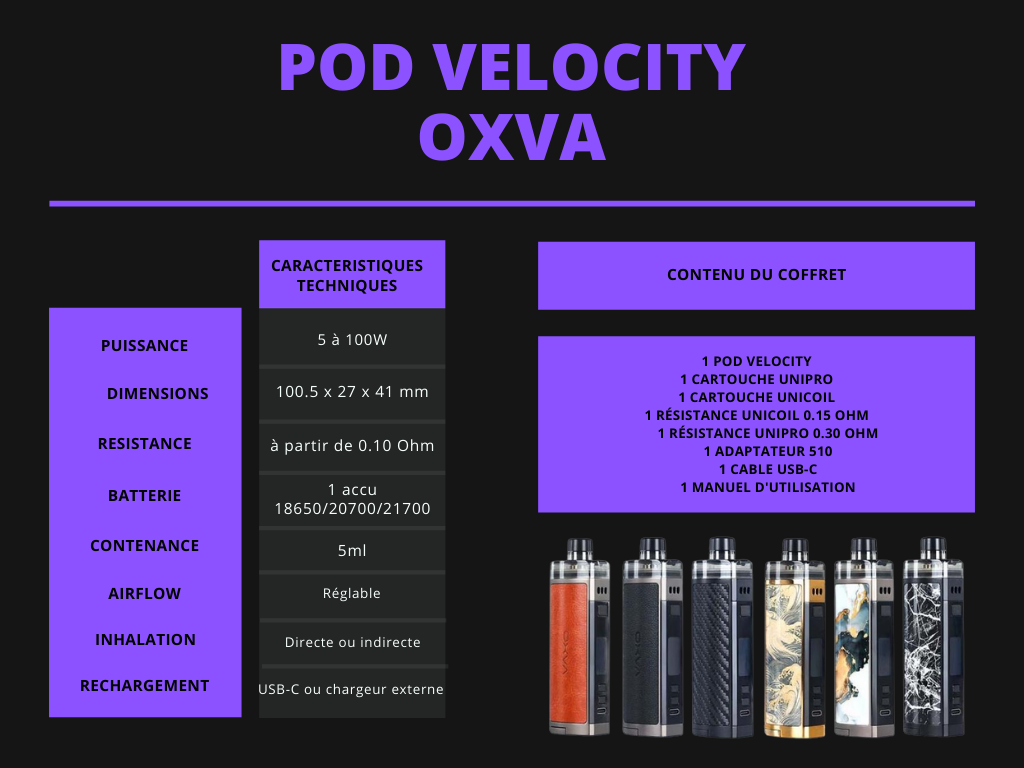 Cigusto Pod Velocity Oxva
