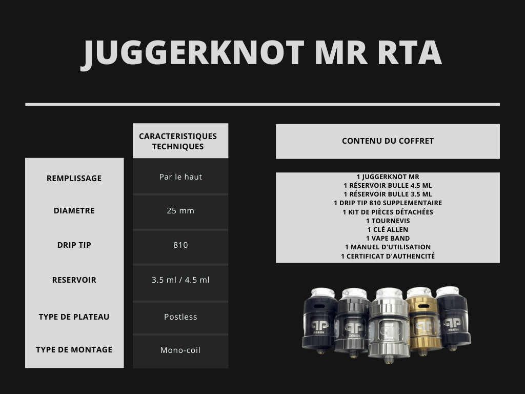 JUGGERKNOT MR RTA - QP DESIGN