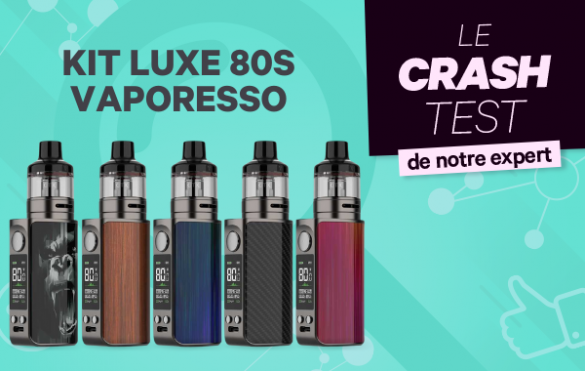 Test kit luxe 80s de Vaporesse | Cigusto Cigarette electronique