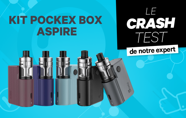 Kit PockeX Box Aspire : un top kit primo vapoteur