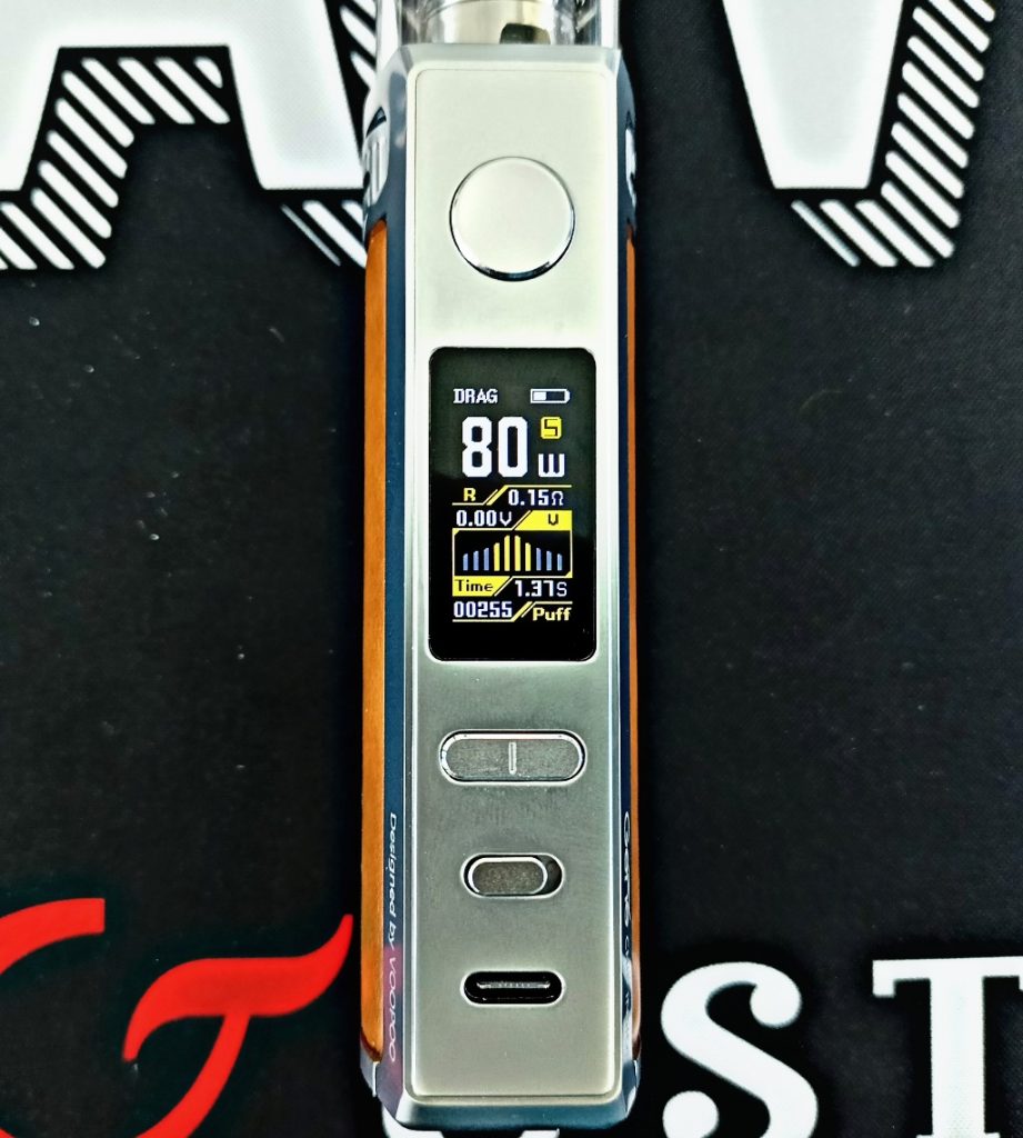 Cigarette electronique Drag X Pro de Voopoo | Ecigarette pour un vape DL | Ecran TFT 0,96 pouces