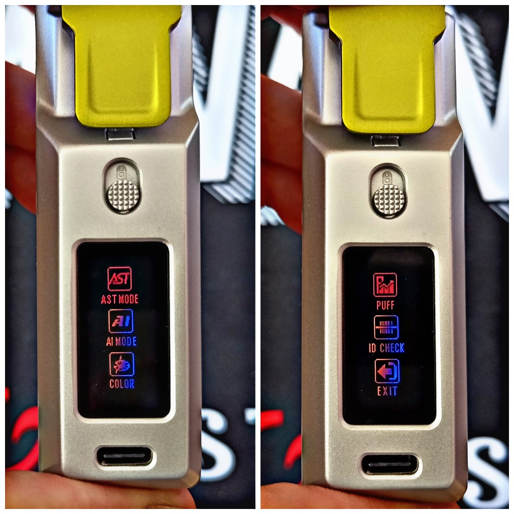 Menus de la box Reuleaux RX G par Wismec | Kit ecigarette simple accu | Cigusto | Ecigarette