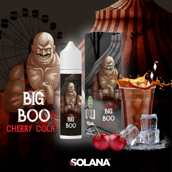 E liquide Big Boo Cherry Cola Barnum Show Solana | Cigusto Eliquide pour cigarette electronique