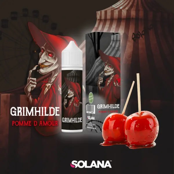 E liquide Grimhilde Pomme d'amour Barnum Show Solana | Cigusto Eliquide pour cigarette electronique