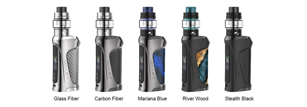 5 coloris pour le kit cigarette electronique Kroma 217 d'Innokin | Cigusto Ecigarette