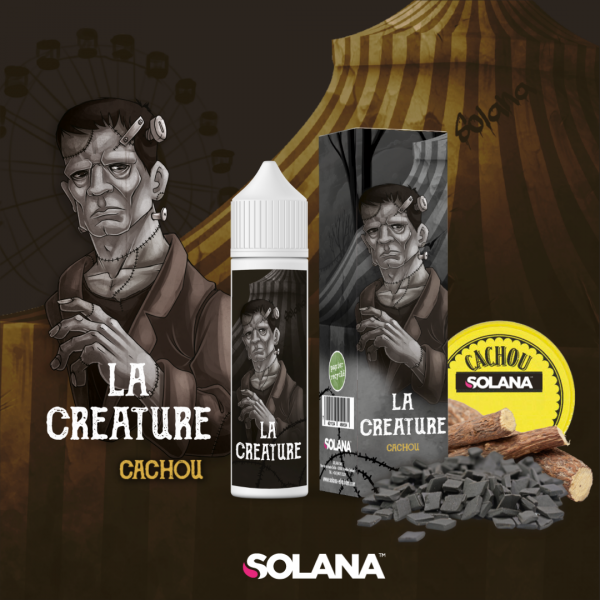 E liquide La Creature Cachou Barnum Show Solana | Cigusto Eliquide pour cigarette electronique