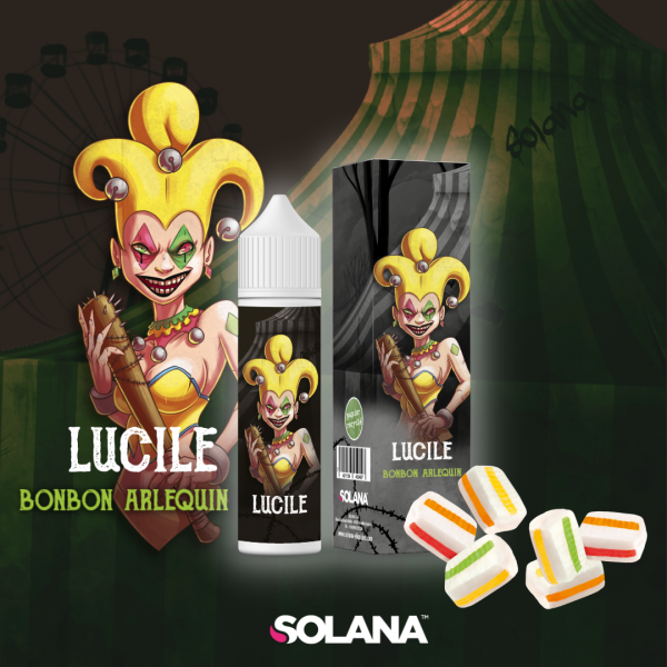 E liquide Lucile Bonbon Arlequin Barnum Show Solana | Cigusto Eliquide pour cigarette electronique