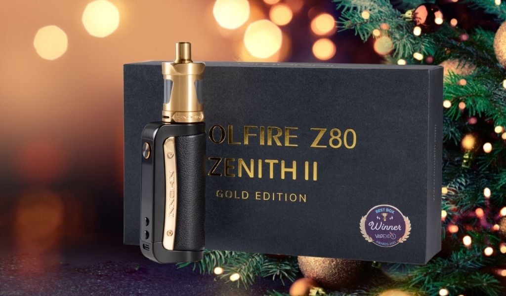 Cigarette électronique Coolfire Z80 Gold Edition par Innokin | Cigusto