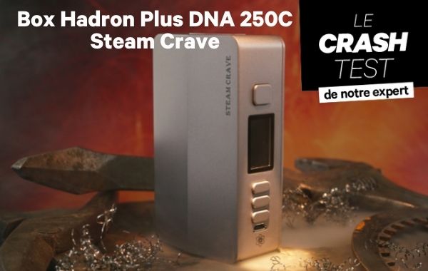 Box Hadron Plus DNA 250 C Steam Crave : un mod High End qui associe puissance et autonomie