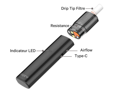 Pod Cigarette Electronique Vilter Aspire pour primovapoteur Pod Cigarette Electronique Vilter Aspire pour primovapoteur