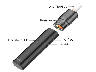 Vue éclatée pod Vilter Aspire