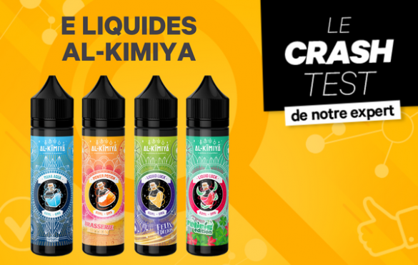 Revue des 4 nouveaux e liquides Al-Kimiya