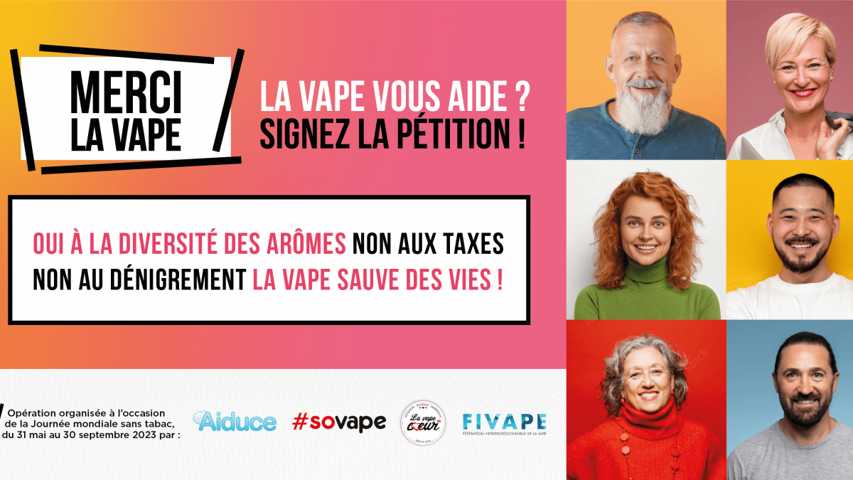 Merci La Vape : Pourquoi votre signature peut sauver des vies