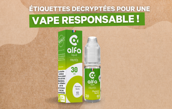 Comprendre les étiquettes des e-liquides