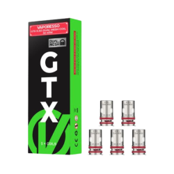 Résistances GTX Dual Mesh Vaporesso | Pack 5 résistances double mesh | Cigusto | Cigarette electronique, Eliquide