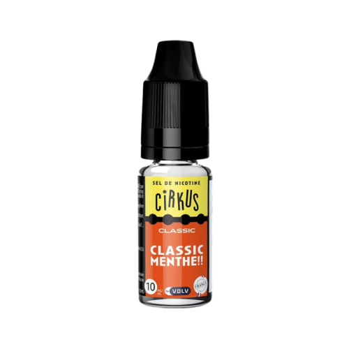 E liquide Classic Menthol 10ml - Cirkus Authentic | Cigusto | Cigarette electronique, Eliquide