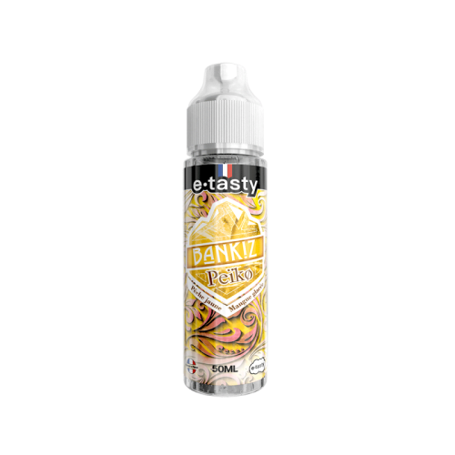 E Liquide PEIKO Bankiz format de 50ml - Pêche Mangue E.Tasty | Cigusto | Cigarette electronique, Eliquide