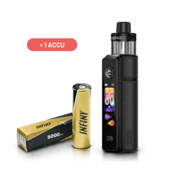 Pack Kit Drag X3 + Accu 21700 5000 mAh Infiny | Voopoo Pod Mod 80W | Cigusto | Cigarette electronique, Eliquide
