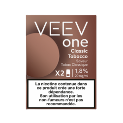 Cartouche pré remplie eliquide Veev One Classic Tobacco 20 mg | Cigusto | Cigarette electronique, Eliquide