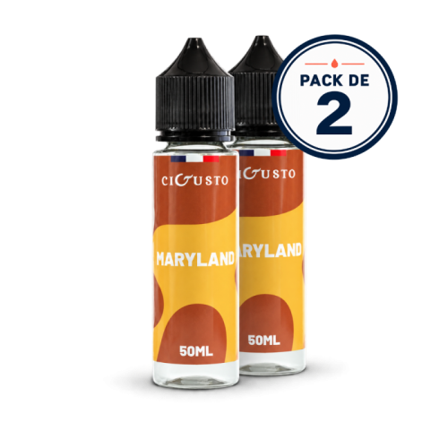 E Liquide Maryland Cigusto Classic 50ml – Pack 2 flacons à booster | Cigusto | Cigarette electronique, Eliquide