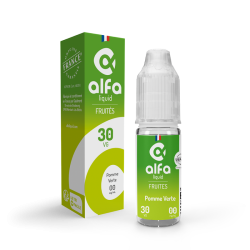 E Liquide POMME VERTE 70/30 10 ml - Alfaliquid