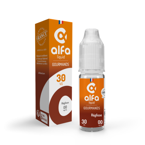 E Liquide Reglisse Alfaliquid 70/30 format 10 ml| Cigusto | Cigusto | Cigarette electronique, Eliquide