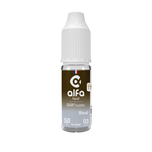 E Liquide 10 ml BLOND 50/50 gamme Gaia Classic de Alfaliquid | Cigusto | Cigarette electronique, Eliquide