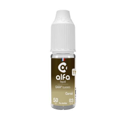 E Liquide 10 ml BLOND CORSE 50/50 de la gamme Gaia de Alfaliquid | Cigusto | Cigarette electronique, Eliquide