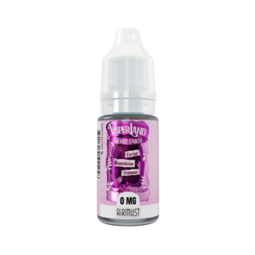 E Liquide BERRY PULSE Paperland 10ml Airmust – cerise framboise  | Cigusto | Cigarette electronique, Eliquide