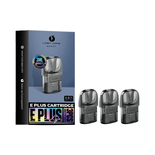 Cartouche E-PLUS Lost Vape | Pod 3ml Dual Mesh MTL/DL | Cigusto | Cigarette electronique, Eliquide