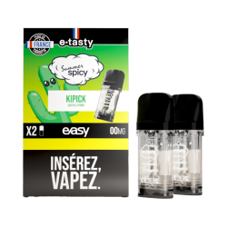 Cartouche Pod EASY Kipick 2 ml en Sel de nicotine de E Tasty | Cigusto | Cigarette electronique, Eliquide