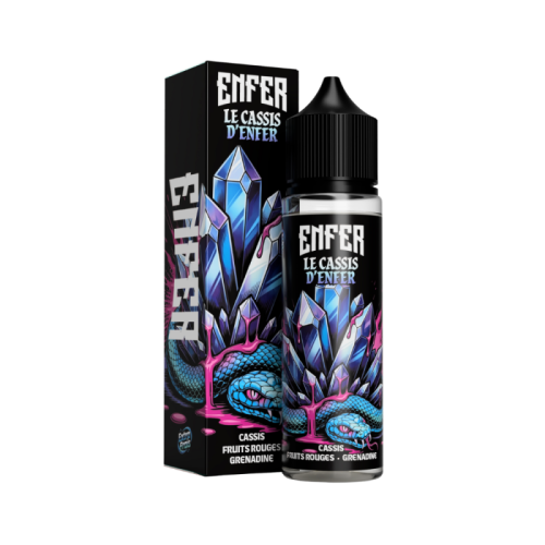 E Liquide Le Cassis d'ENFER format 50 ml - Les Fruits d'ENFER | Cigusto | Cigarette electronique, Eliquide