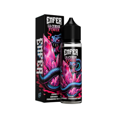 E Liquide La Cerise d'ENFER en format 50 ml - Les Fruits d'ENFER | Cigusto | Cigarette electronique, Eliquide