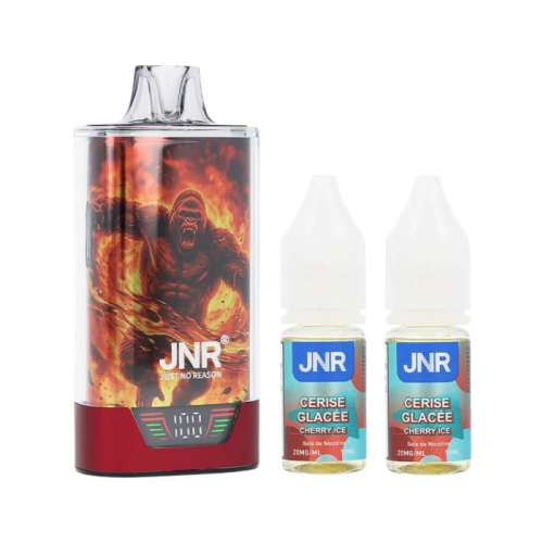 Pod GORILLA X Cherry Ice de chez JNR | Puff rechargeable 43K  | Cigusto | Cigarette electronique, Eliquide