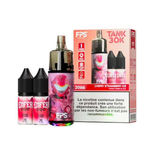 Pod Tank 30K ENFER Cherry Strawberry Ice | Cigarette électronique | Cigusto | Cigarette electronique, Eliquide