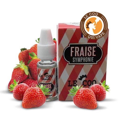 E Liquide france Symphonie de fraise 10mL  LE COQ QUI VAPE  | Cigusto | Cigarette electronique, Eliquide