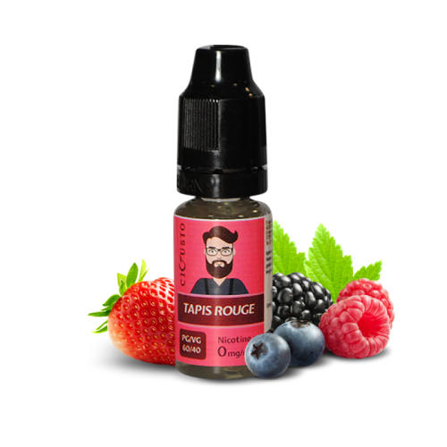 Tapis rouge CIGUSTO  6 mg Fruité 60/40 France 6 mg | Cigusto | Cigarette electronique, Eliquide