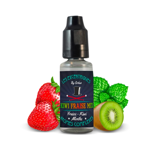 Arôme Excentrique Kiwi Fraise Menthe VDLV  0 mg Fruité 0/0 France | Cigusto | Cigarette electronique, Eliquide