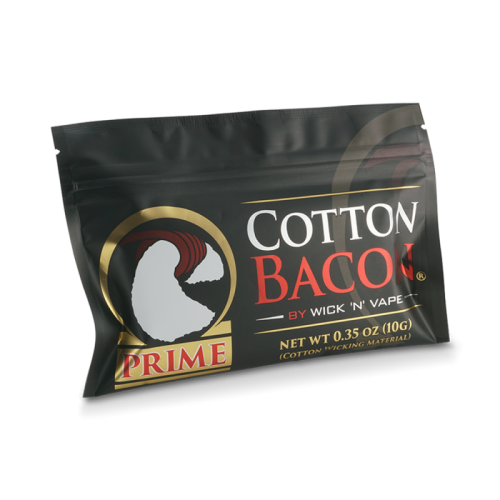 Cotton Bacon Prime - Wick N Vape en pièces détachées  | Cigusto | Cigarette electronique, Eliquide