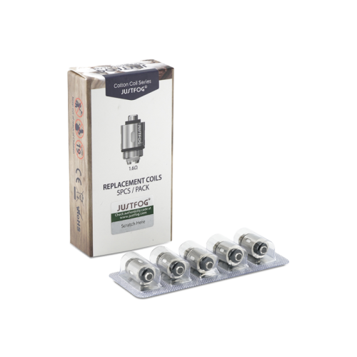 Résistances Q16 Justfog | Pack 5 résistances MTL cigarette électronique | Cigusto | Cigarette electronique, Eliquide