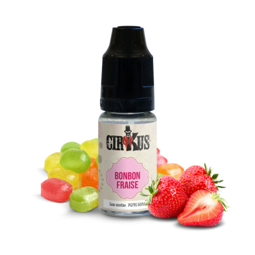 E liquide Bonbon Fraise CIRKUS 10ml - VDLV | Cigusto | Cigarette electronique, Eliquide