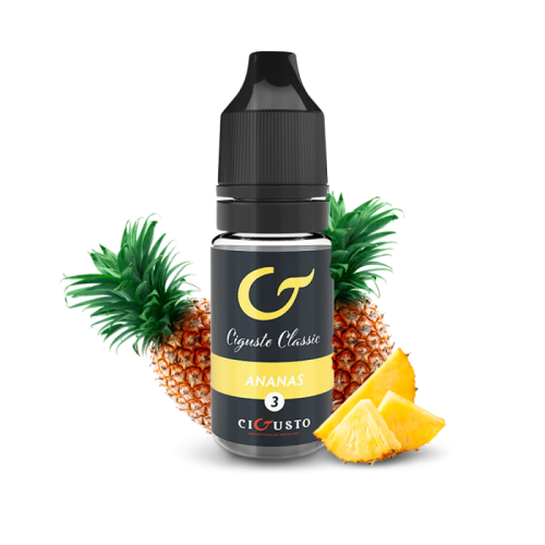 E liquide Ananas 10 ml - Cigusto Classic 4 taux de nicotine | Cigusto | Cigarette electronique, Eliquide