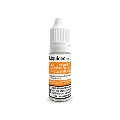 Booster eliquide Liquideo  20mg/ml 30/70 taux de PG/VG | Cigusto | Cigarette electronique, Eliquide