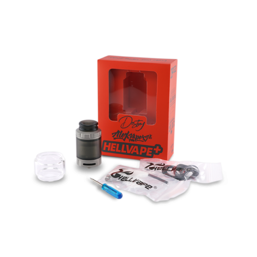 Atomiseur reconstructible Destiny RTA 24 mm - Hellvape | Cigusto | Cigarette electronique, Eliquide