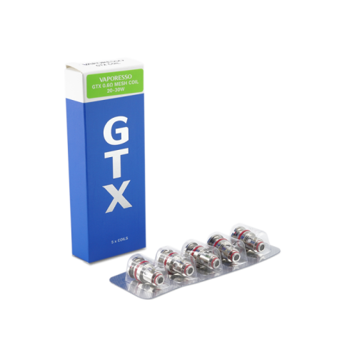 Résistances GTX Vaporesso | Pack 5 résistances mesh polyvalentes | Cigusto | Cigarette electronique, Eliquide
